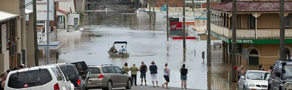 The 2011 floods in Ipswich. The 2011 floods in Ipswich.